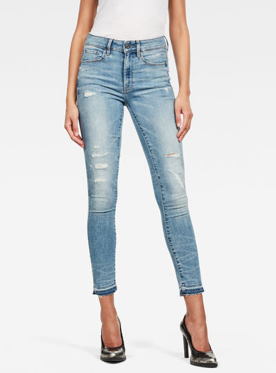 3301 High Skinny Ripped Edge Ankle Jeans Dada sport preloved - seconde main