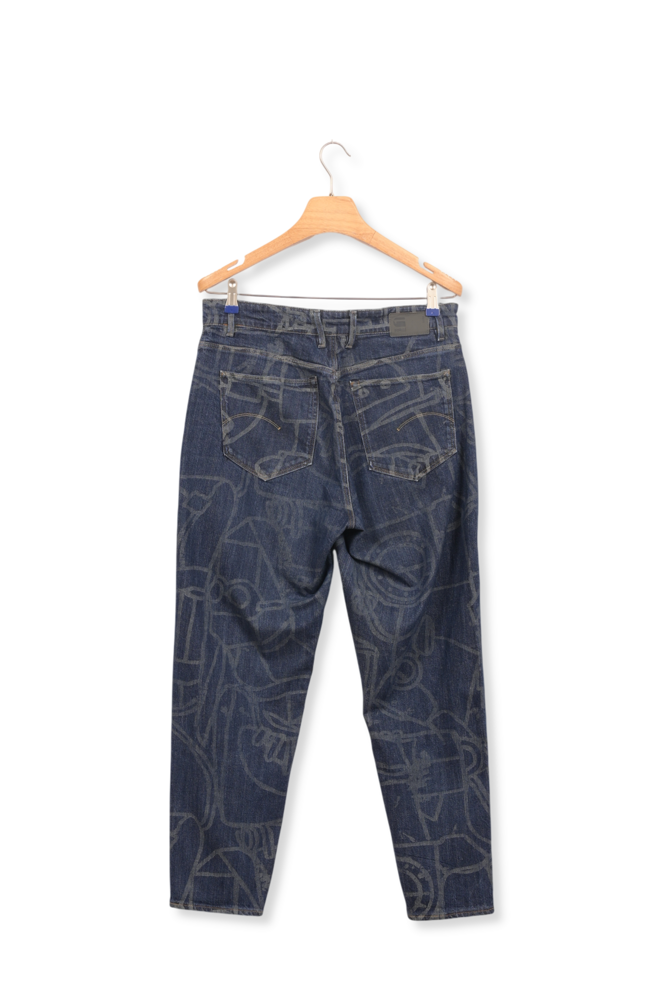 Janeh Ultra High Mom Ankle Jeans Dada sport preloved - seconde main