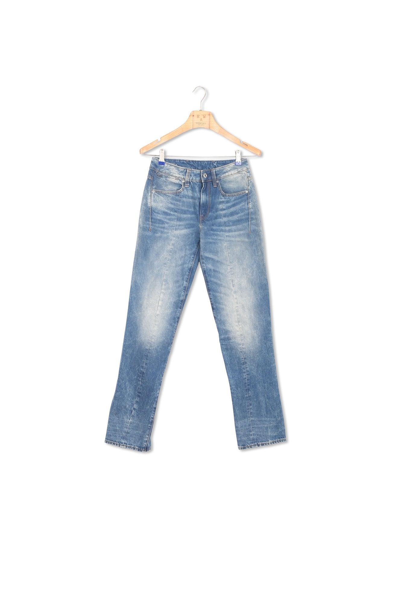 Lanc 3D High Waist Straight Jeans Dada sport preloved - seconde main