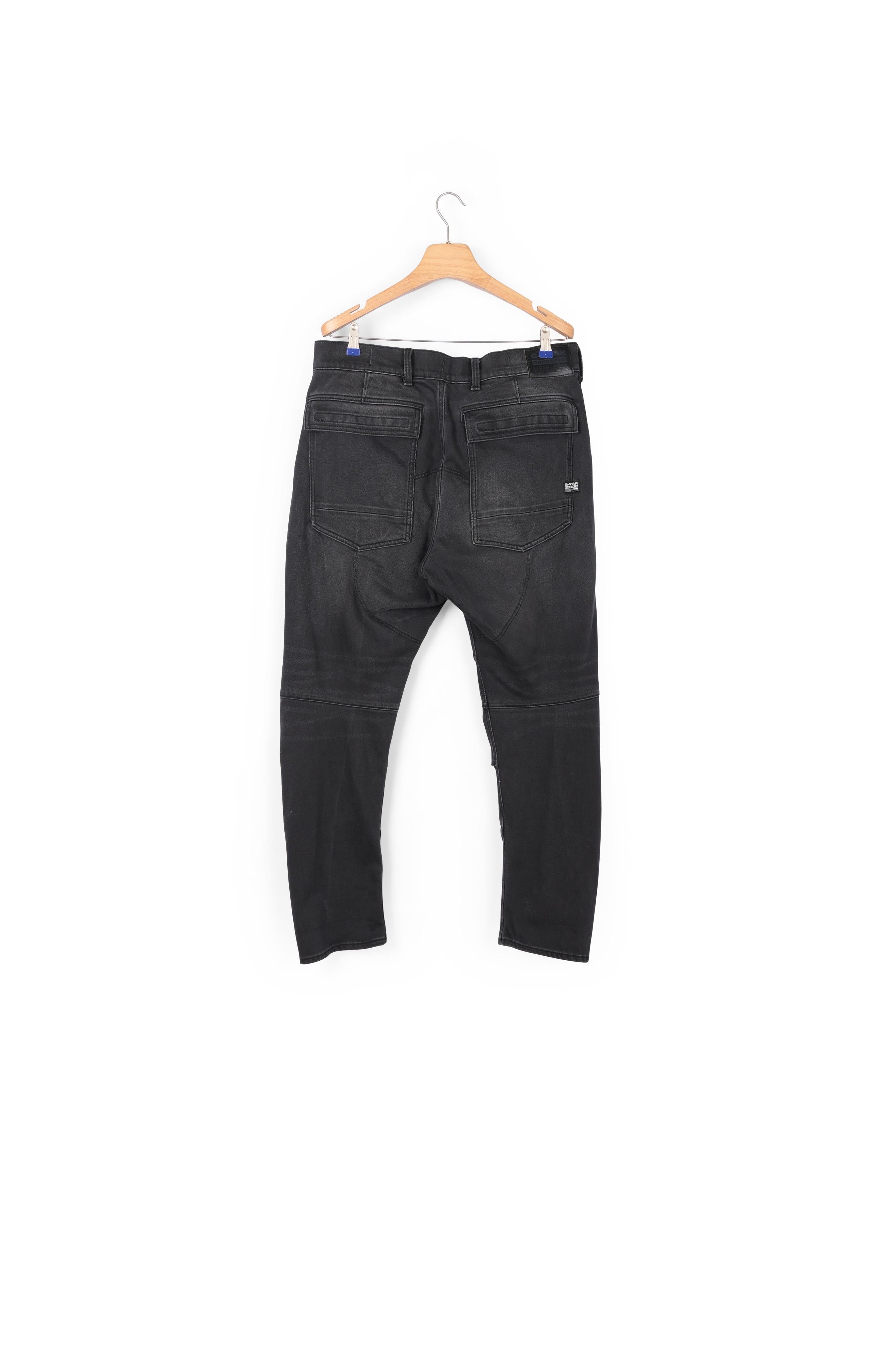 3D Straight Tapered Denim Cargo Pants Dada sport preloved - seconde main
