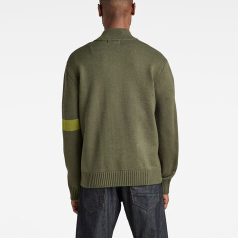 Graphic Zip Thru Loose Knit Dada sport preloved - seconde main