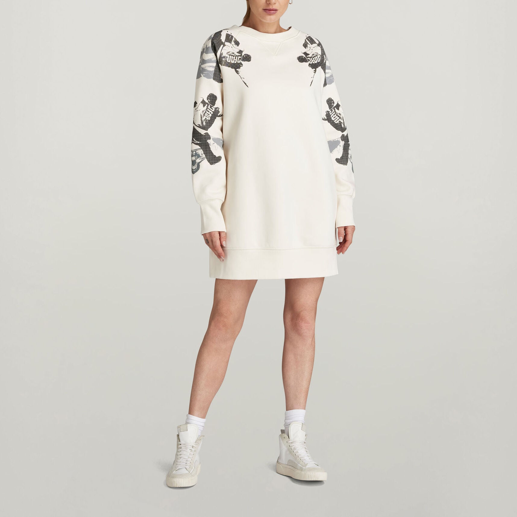 Loose Graphic Sweat Dress Dada sport preloved - seconde main