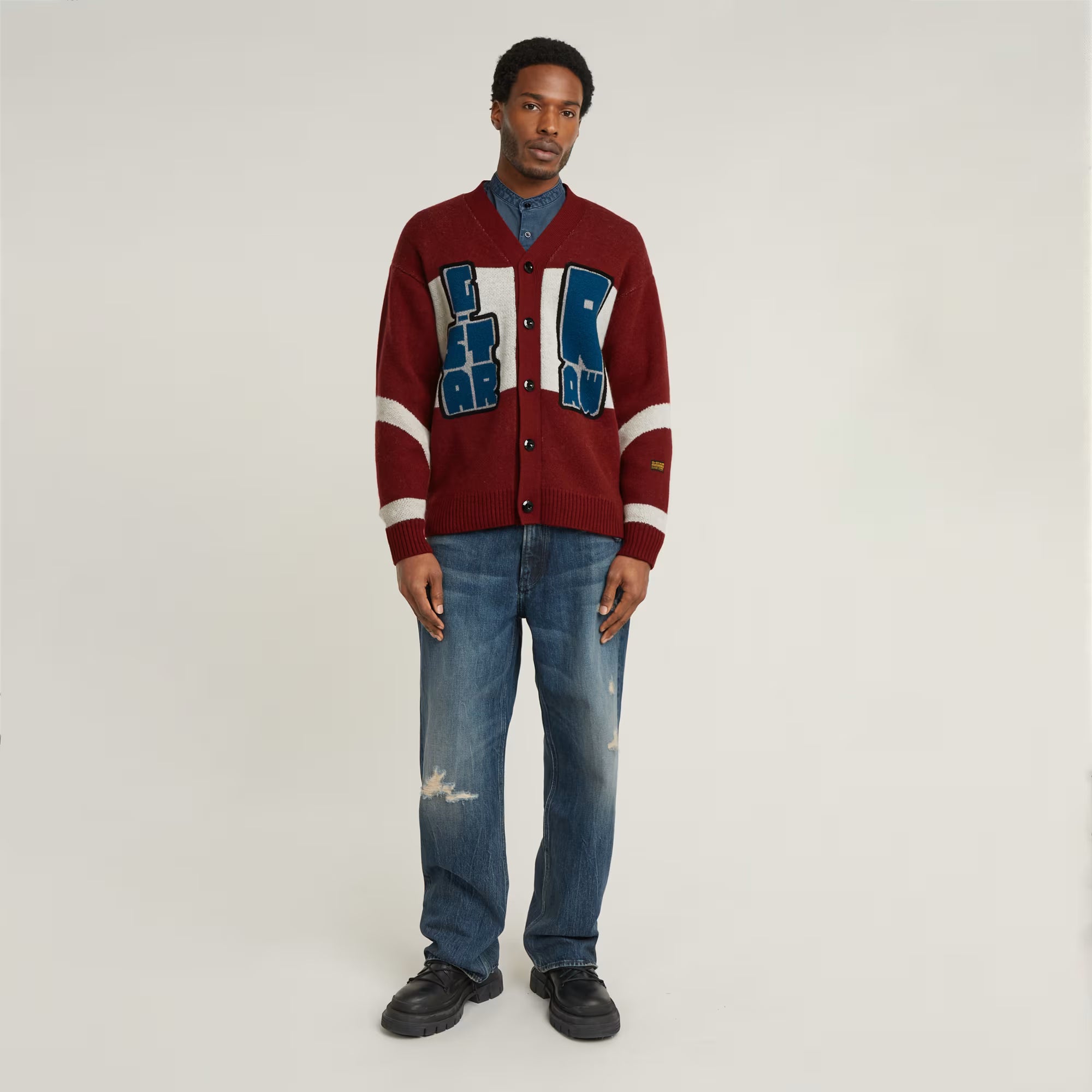 Holiday Loose Knitted Cardigan Dada sport preloved - seconde main