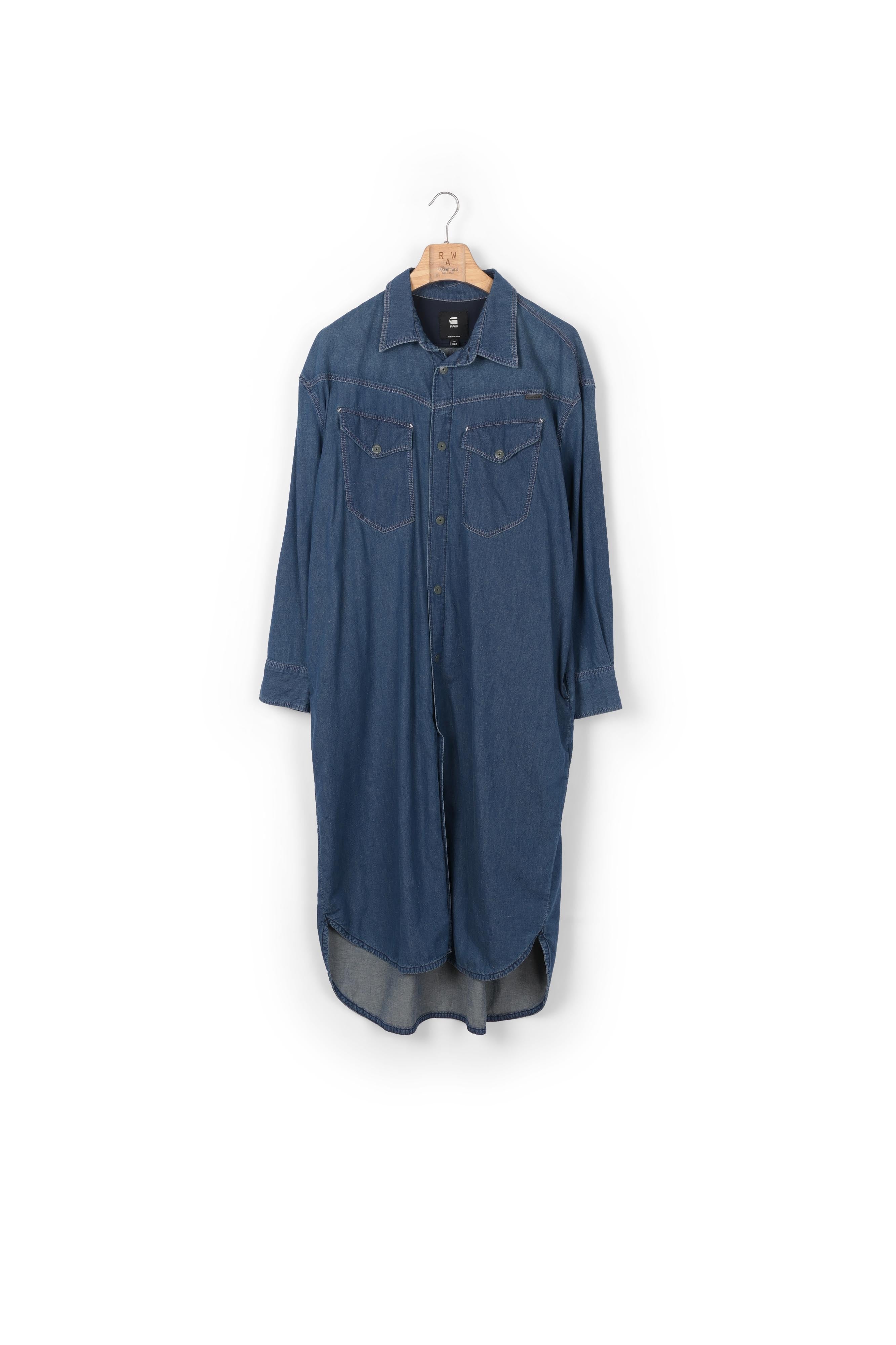 Long Western Shirt Dress Evergreen Dada sport preloved - seconde main