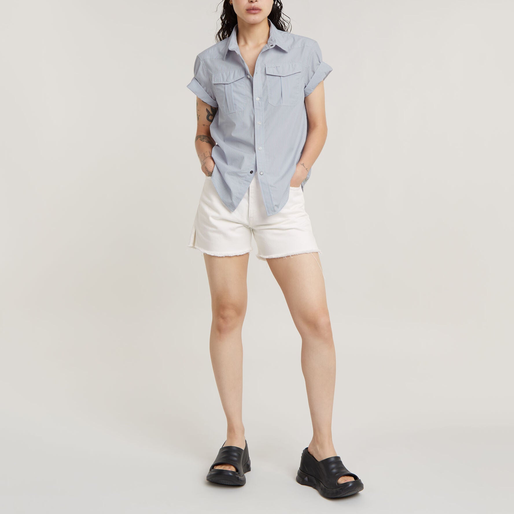 Military Button Down Shirt Dada sport preloved - seconde main