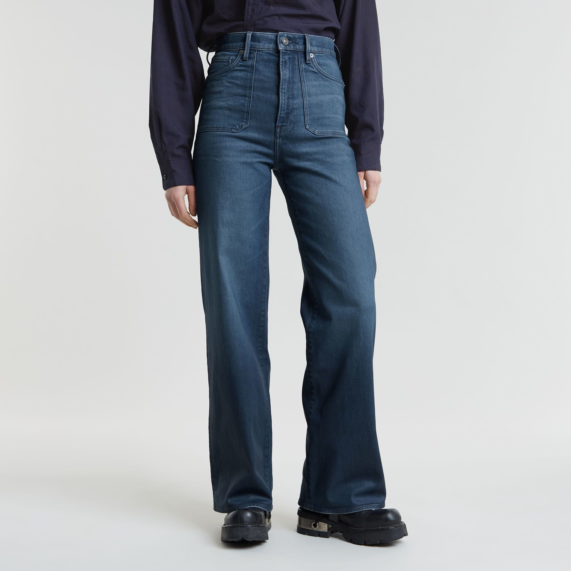 Deck 2.0 High Loose Patch Pocket Jeans Dada sport preloved - seconde main
