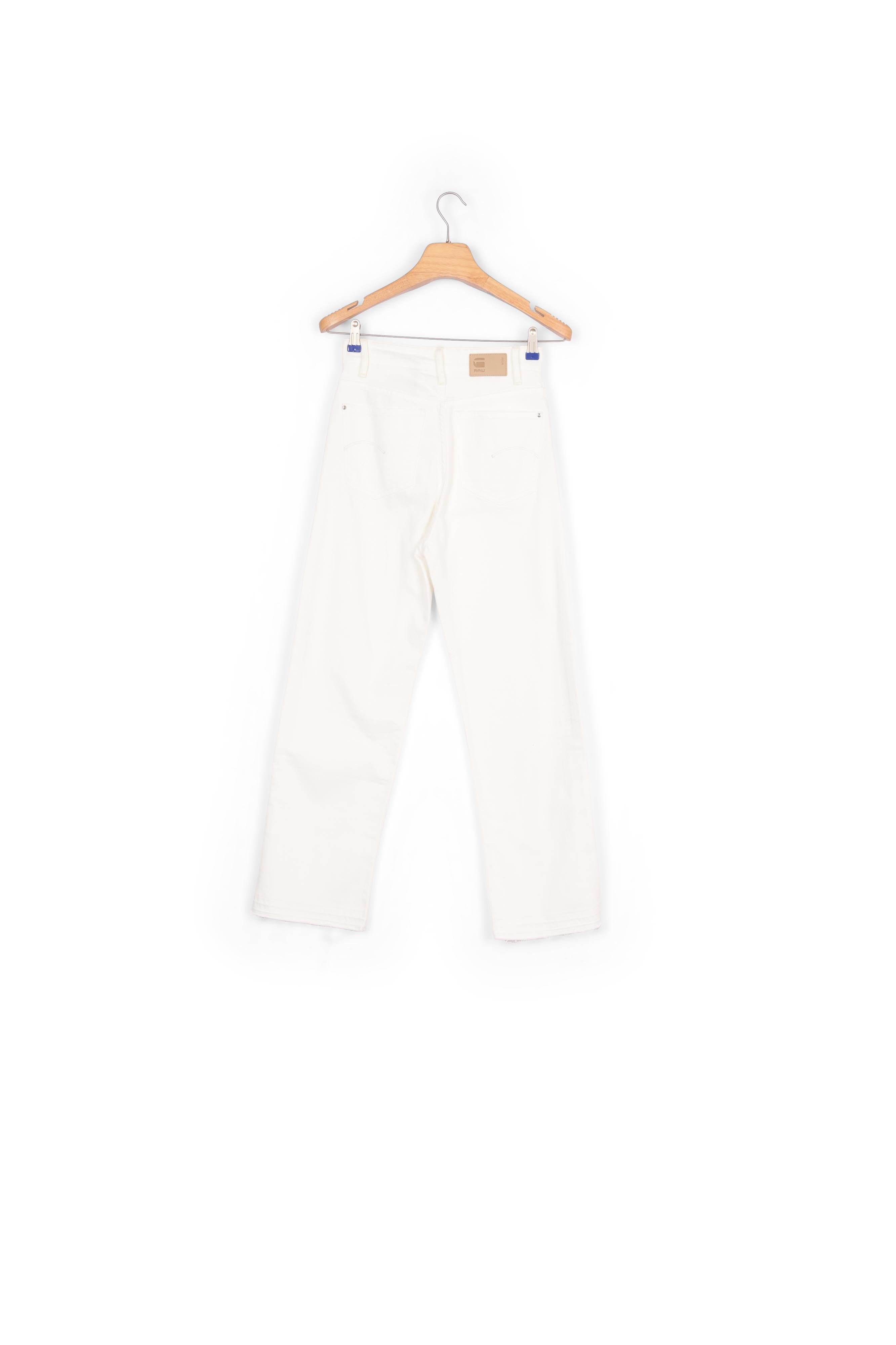 Tedie Ultra High Straight Ripped Edge Ankle Jeans Dada sport preloved - seconde main