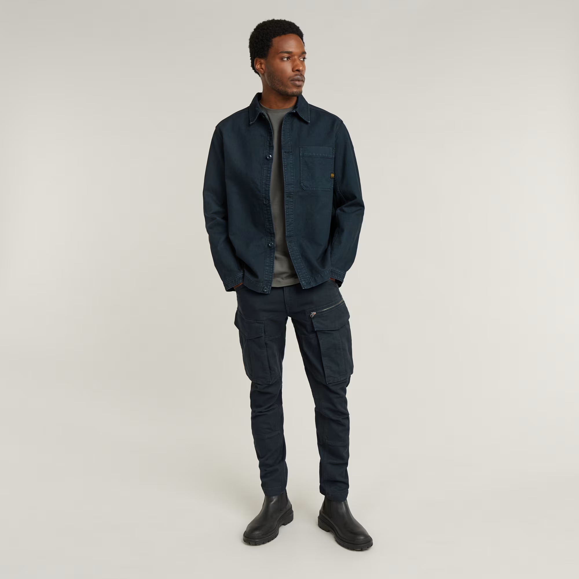 Rovic Zip 3D Regular Tapered Pants Dada sport preloved - seconde main