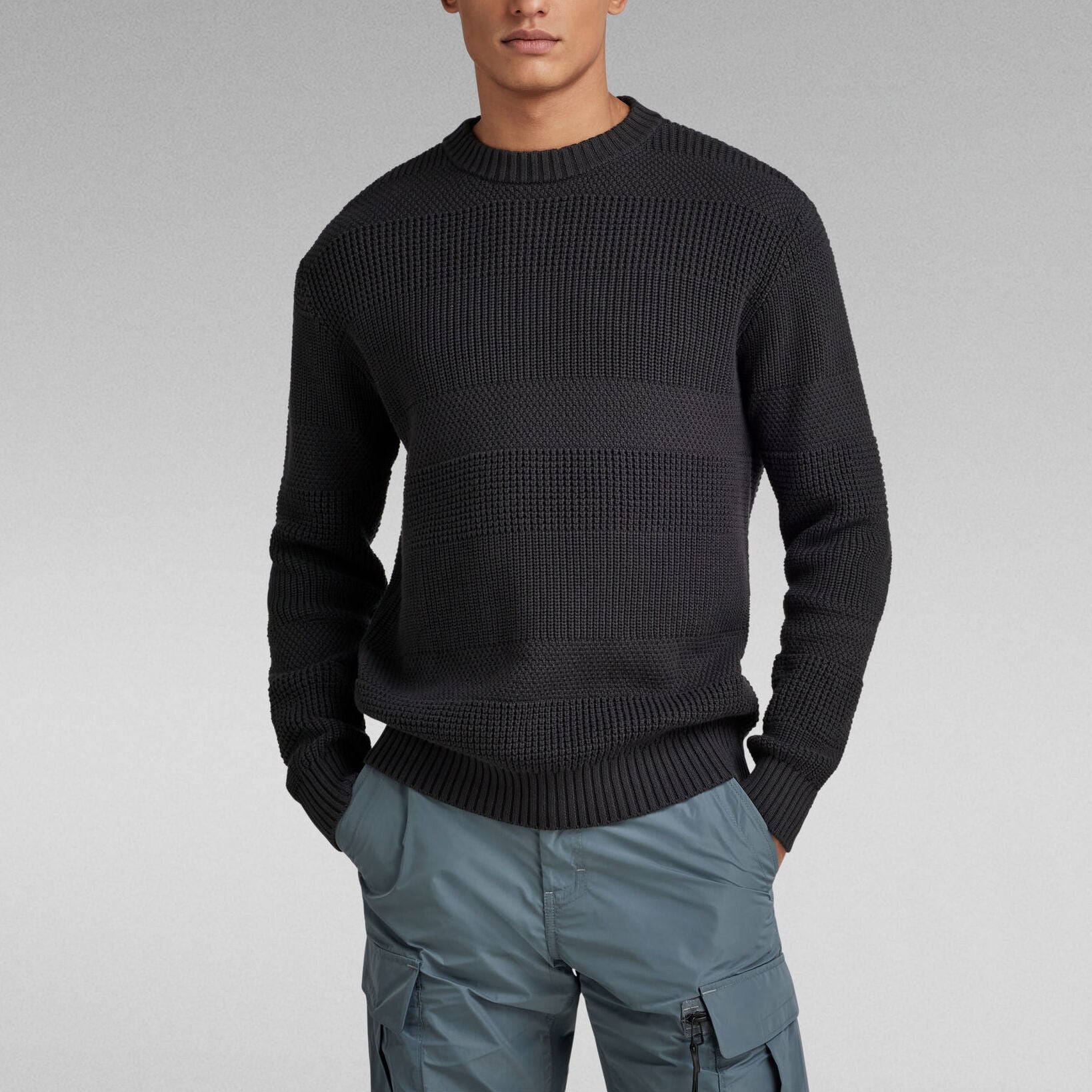 Hori Structure Knitted Sweater Dada sport preloved - seconde main