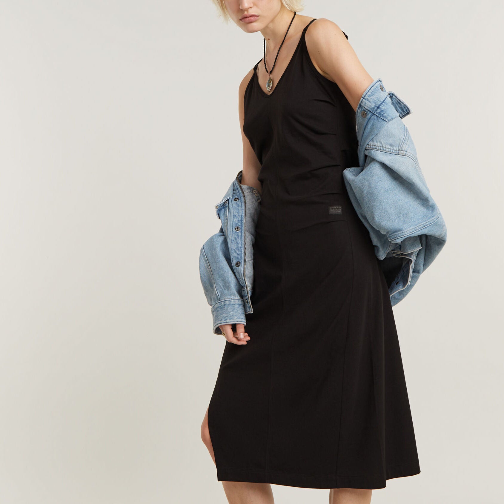 Spaghetti Strap Slit Jurk Dada sport preloved - seconde main