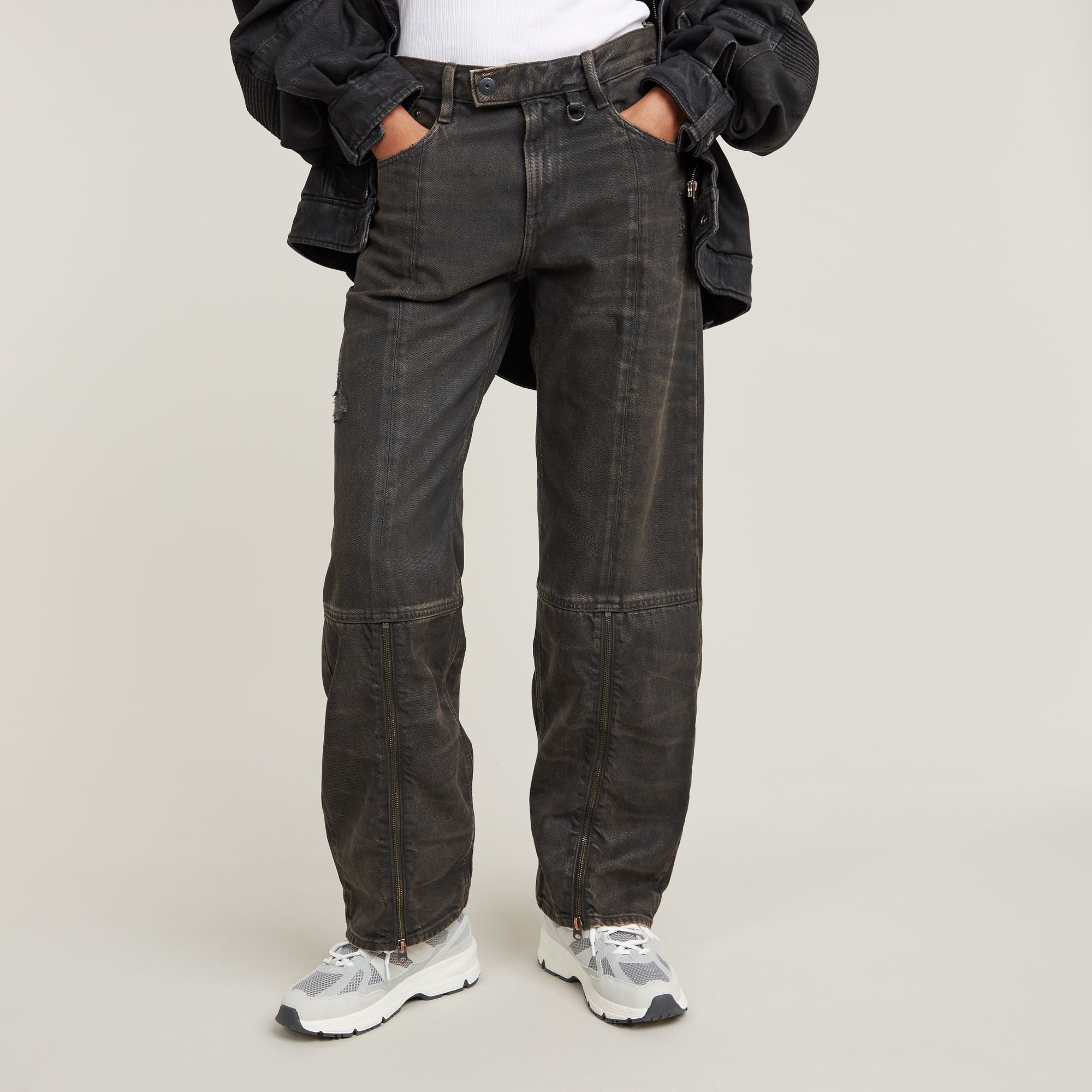Judee Biker Low Waist Loose Jeans Dada sport preloved - seconde main