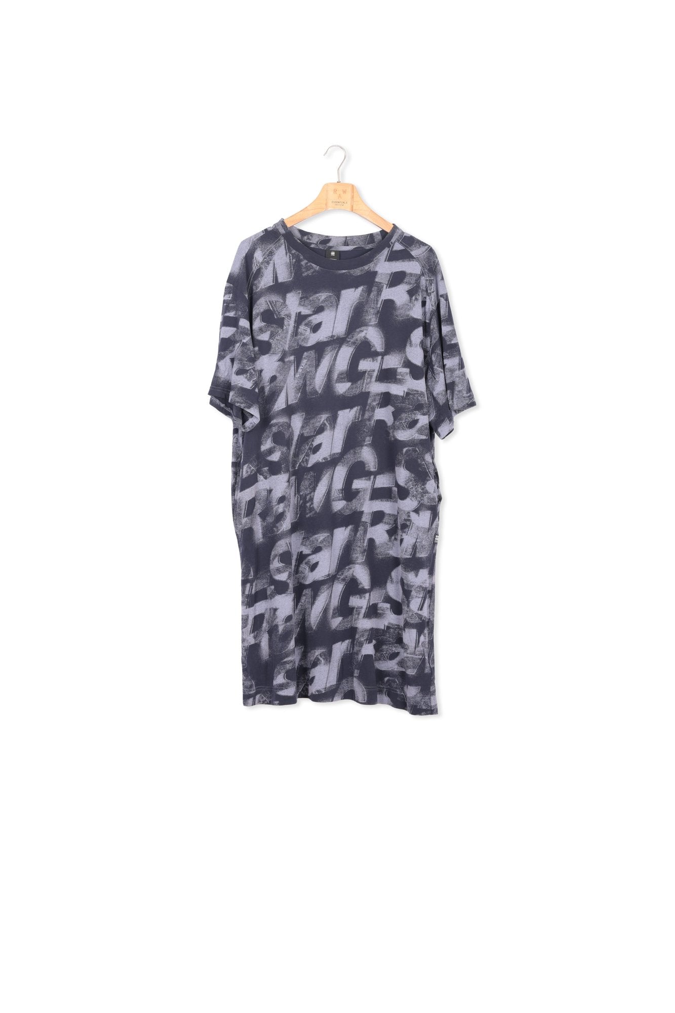 Sprayed Letters Loose Dress Dada sport preloved - seconde main