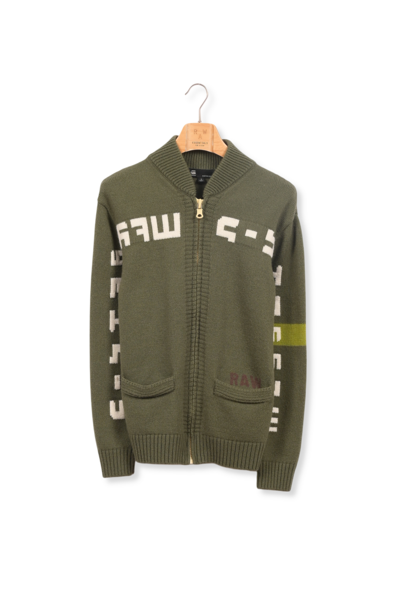 Graphic Zip Thru Loose Knit Dada sport preloved - seconde main