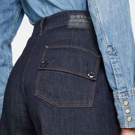 Jean Eyevi High Wide Leg Ankle Dada sport preloved - seconde main