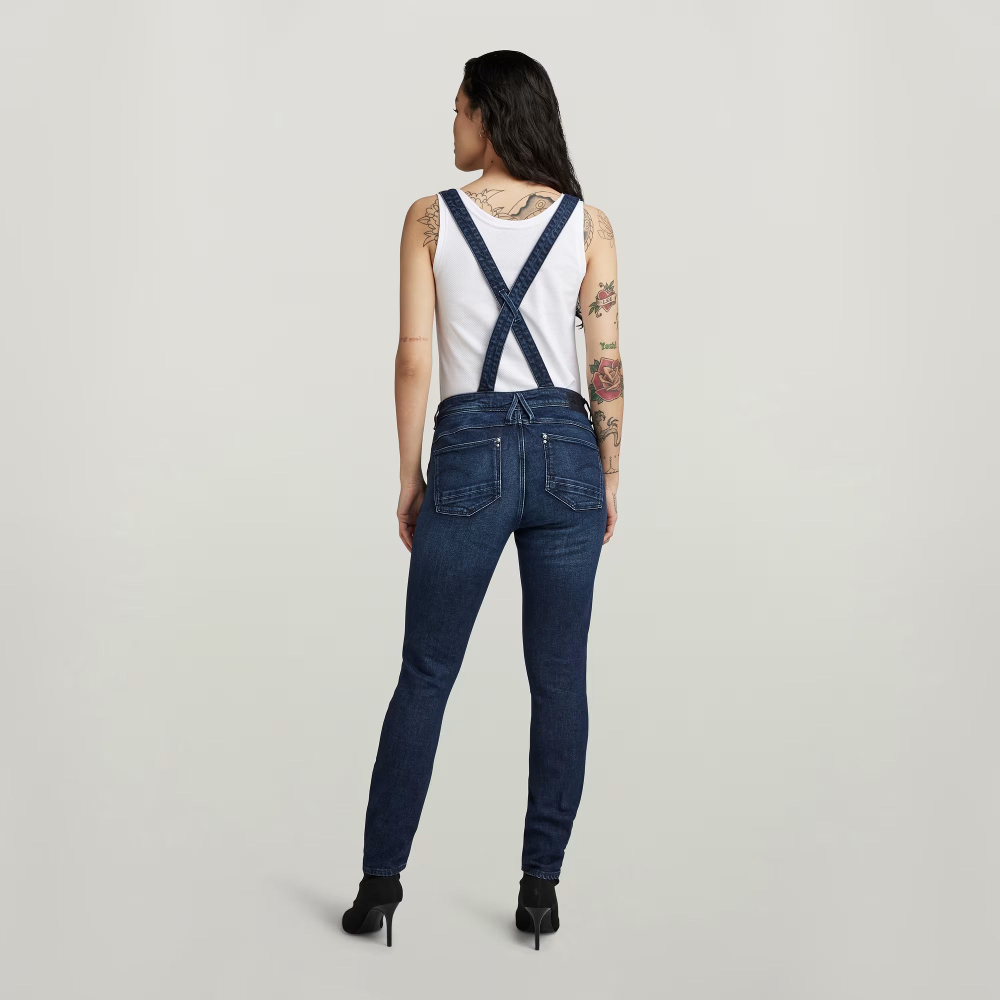 Lynn High Slim Navy Overall Dada sport preloved - seconde main