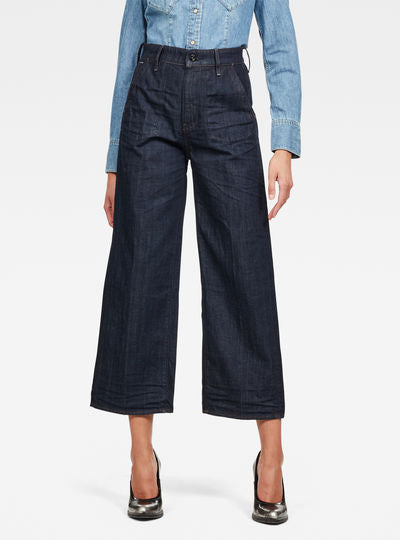 Jean Eyevi High Wide Leg Ankle Dada sport preloved - seconde main