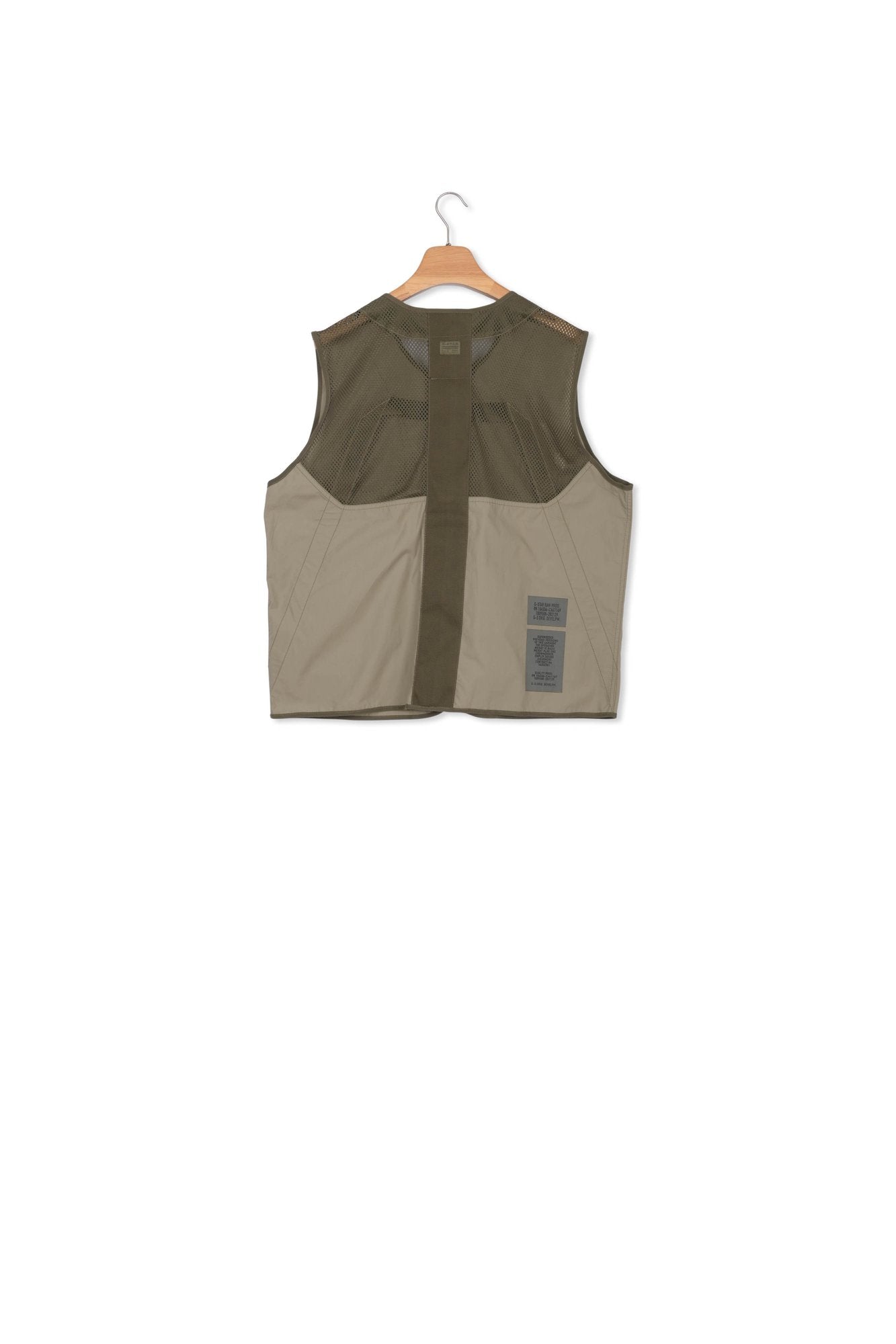 Utility fabric mix Poplin Vest Dada sport preloved - seconde main