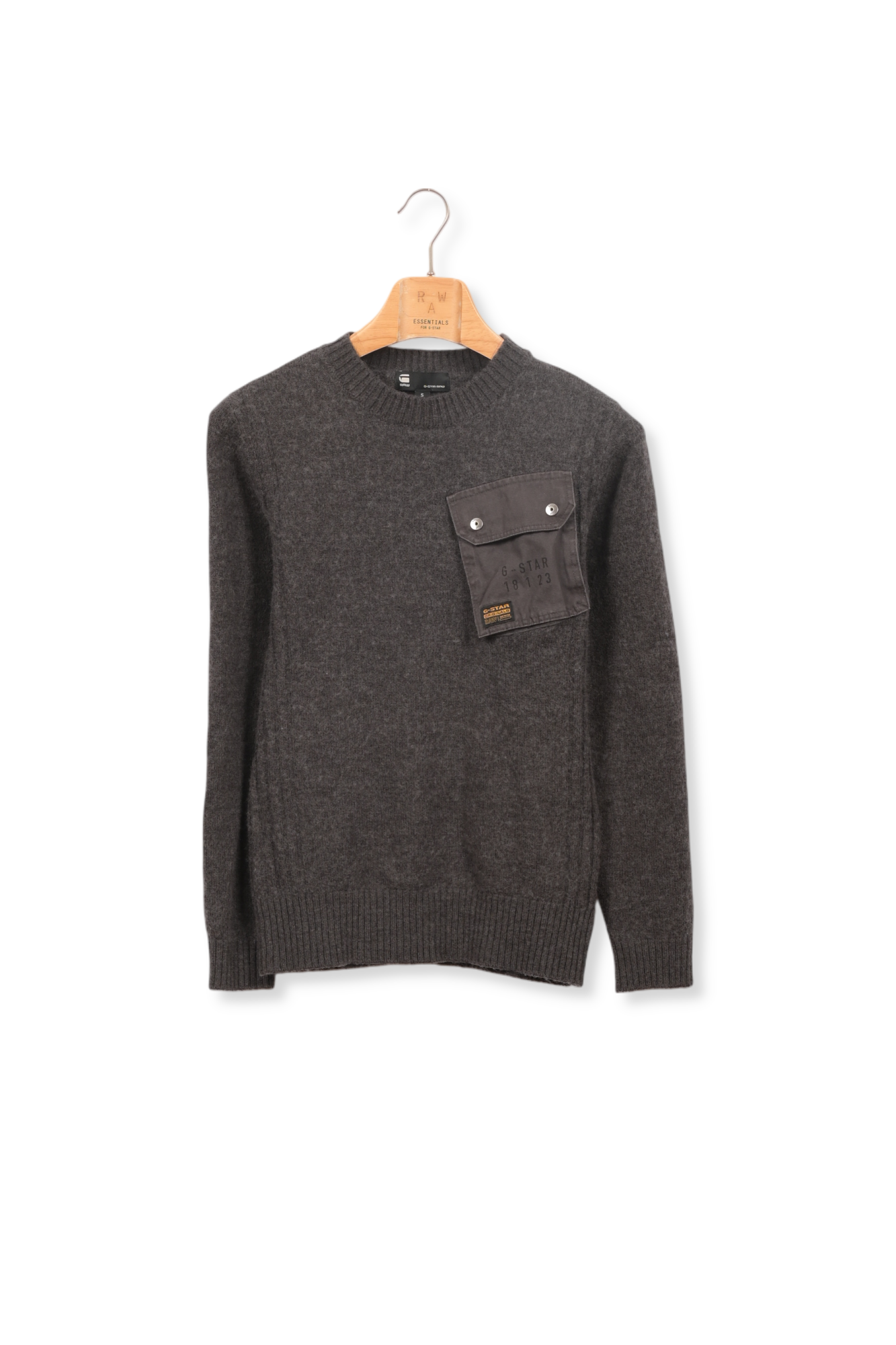 Army Pocket Knitted Sweater Dada sport preloved - seconde main
