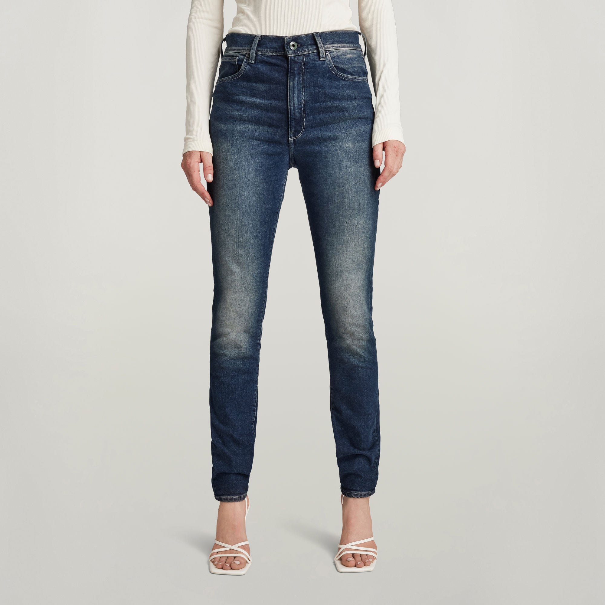 Jean Kafey Ultra High Skinny Dada sport preloved - seconde main