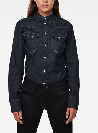 Western Kick Denim Slim Shirt Dada sport preloved - seconde main