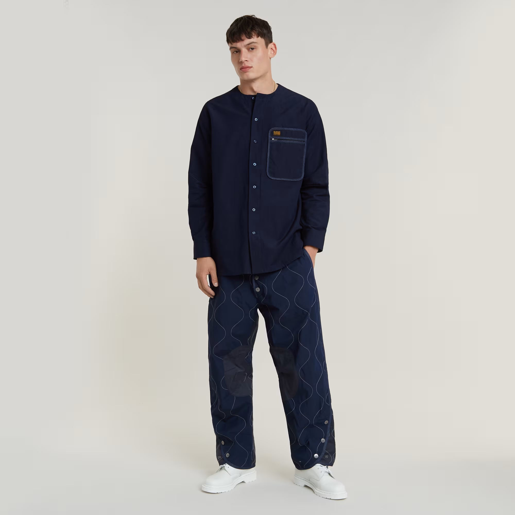 GSRR Collarless Hemd Dada sport preloved - seconde main