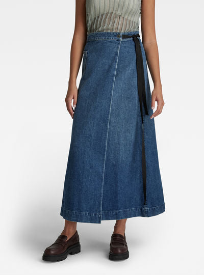 A-line Maxi Wrap Skirt Dada sport preloved - seconde main