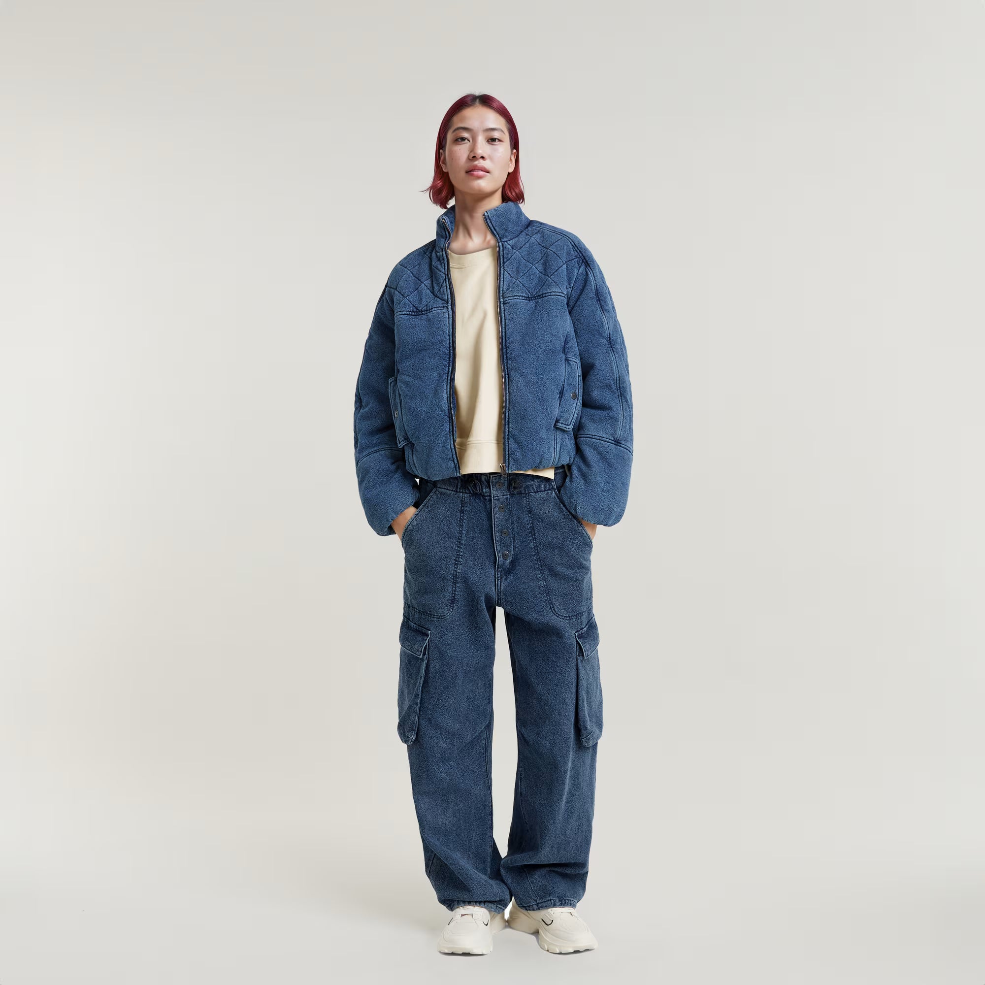 Padded Cocoon Bomber Dada sport preloved - seconde main