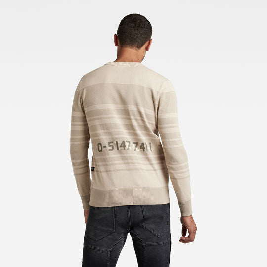 Stripe Knitted Sweater Dada sport preloved - seconde main