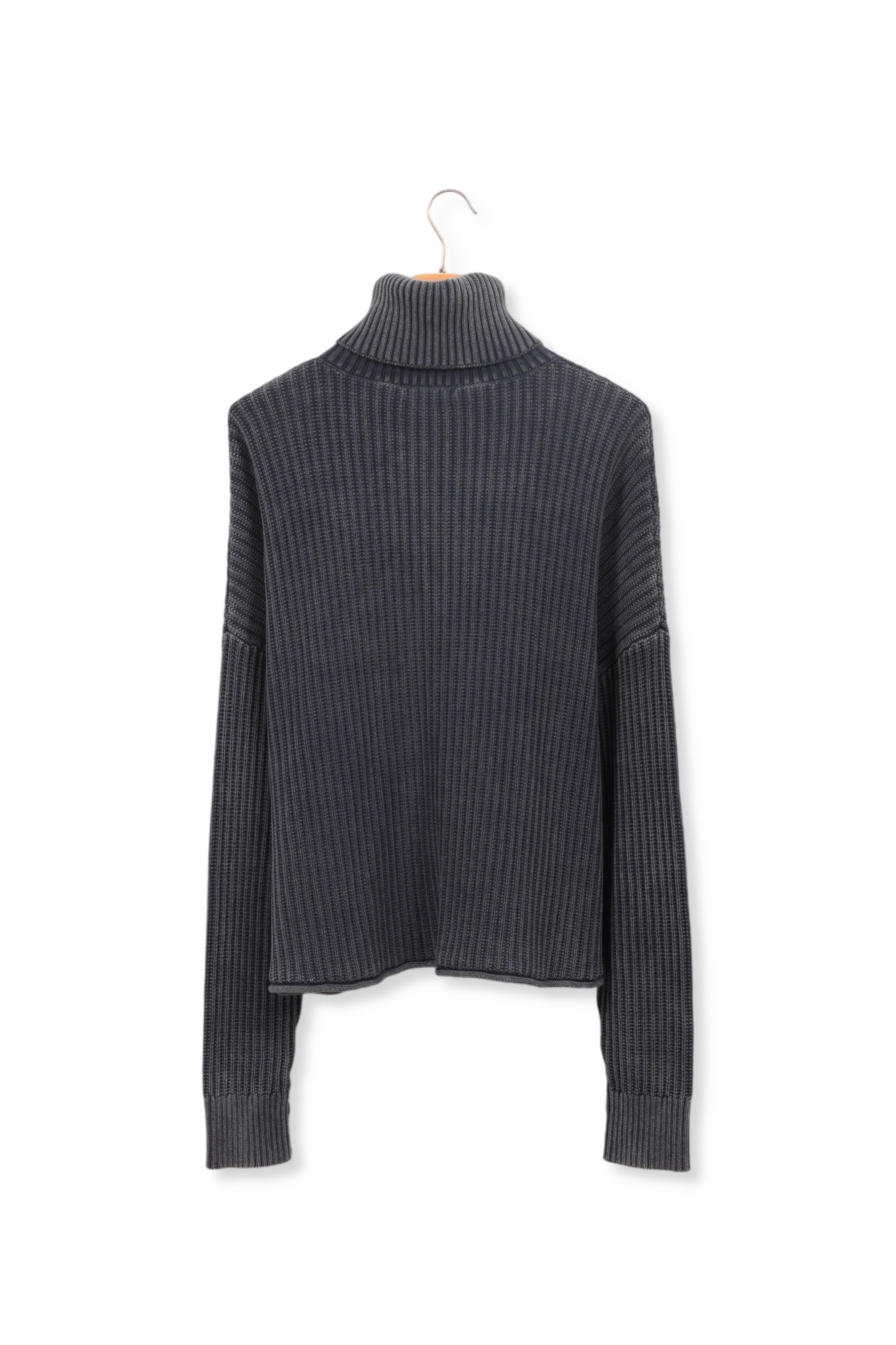 Loose Overdyed Turtle Knitted Pullover Dada sport preloved - seconde main