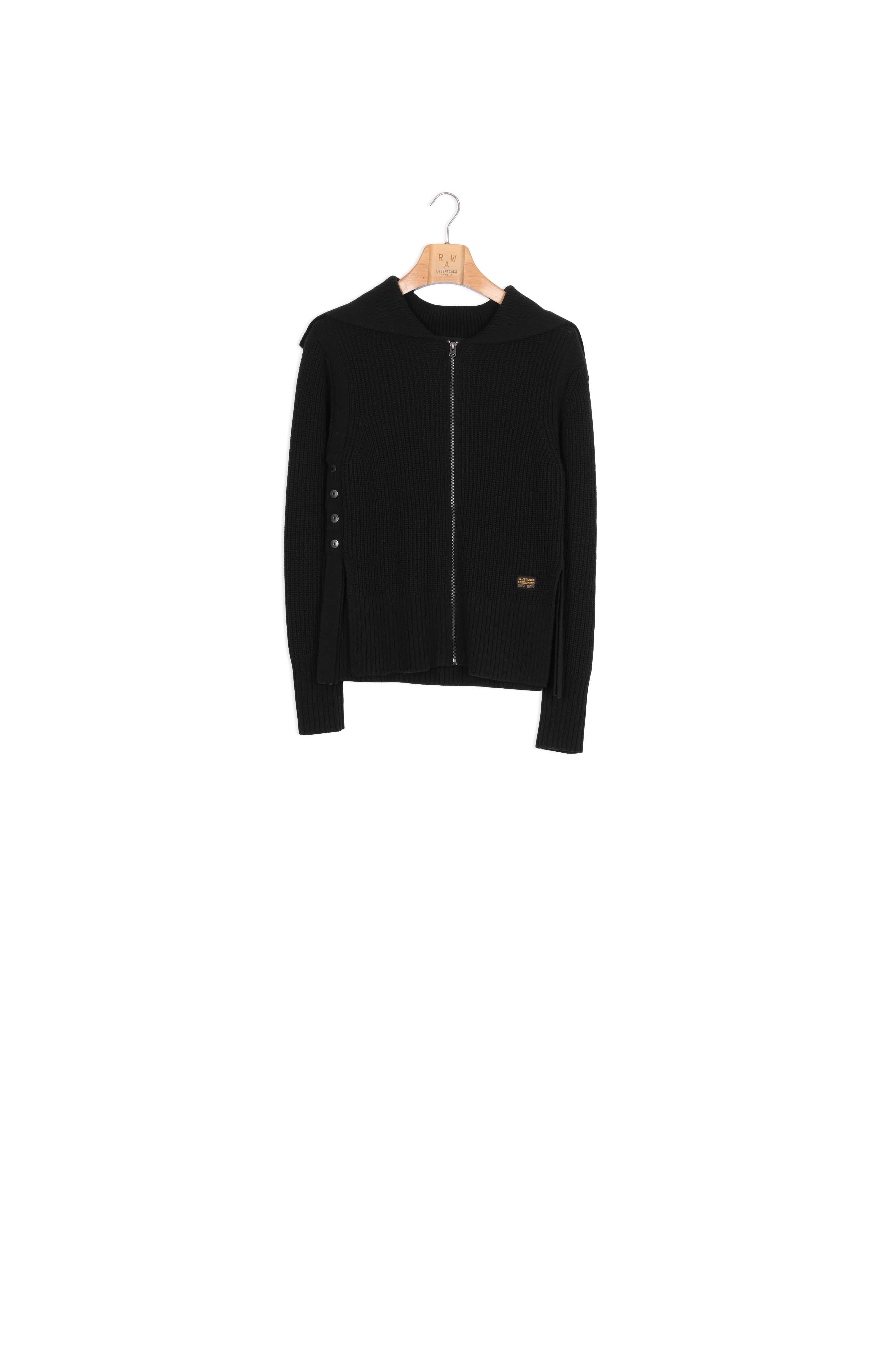 Zip Through Collar Knitted Sweater Dada sport preloved - seconde main