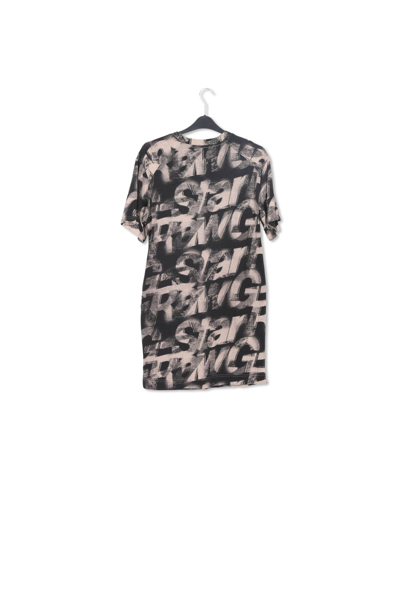 Sprayed Letters Loose Dress Dada sport preloved - seconde main