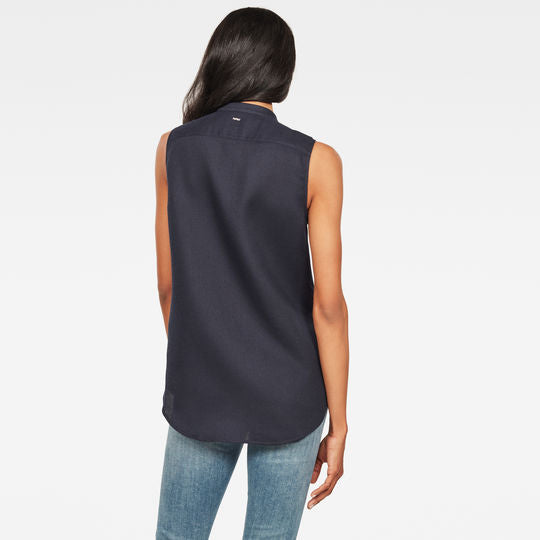 Pleated Bib Shirt Dada sport preloved - seconde main