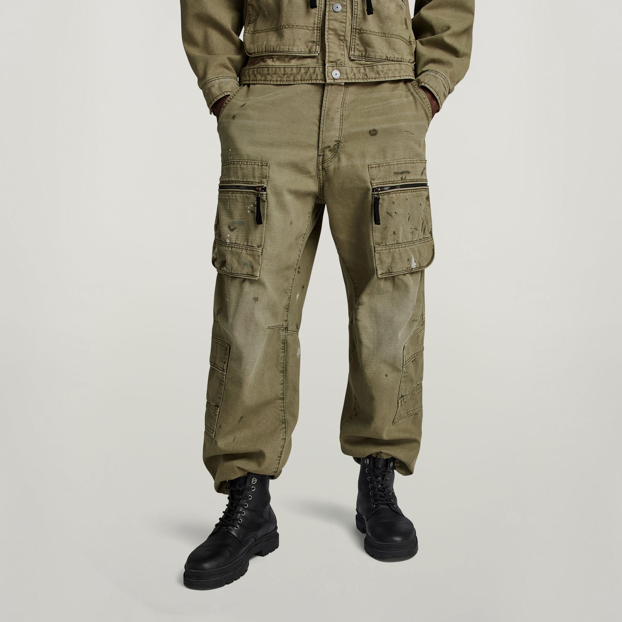 Multi Pocket Cargo Relaxed Jeans Dada sport preloved - seconde main