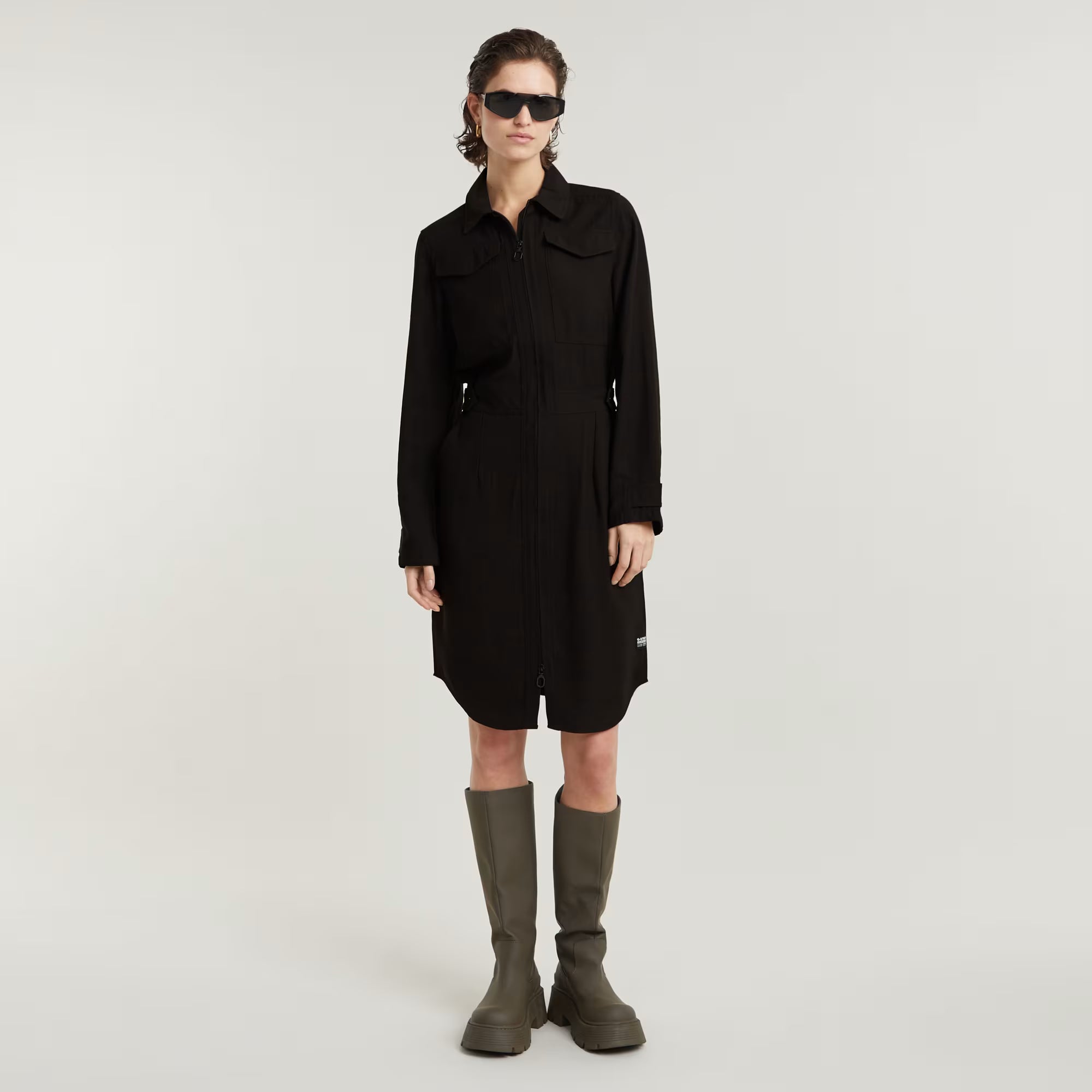Military Shirt Dress Dada sport preloved - seconde main