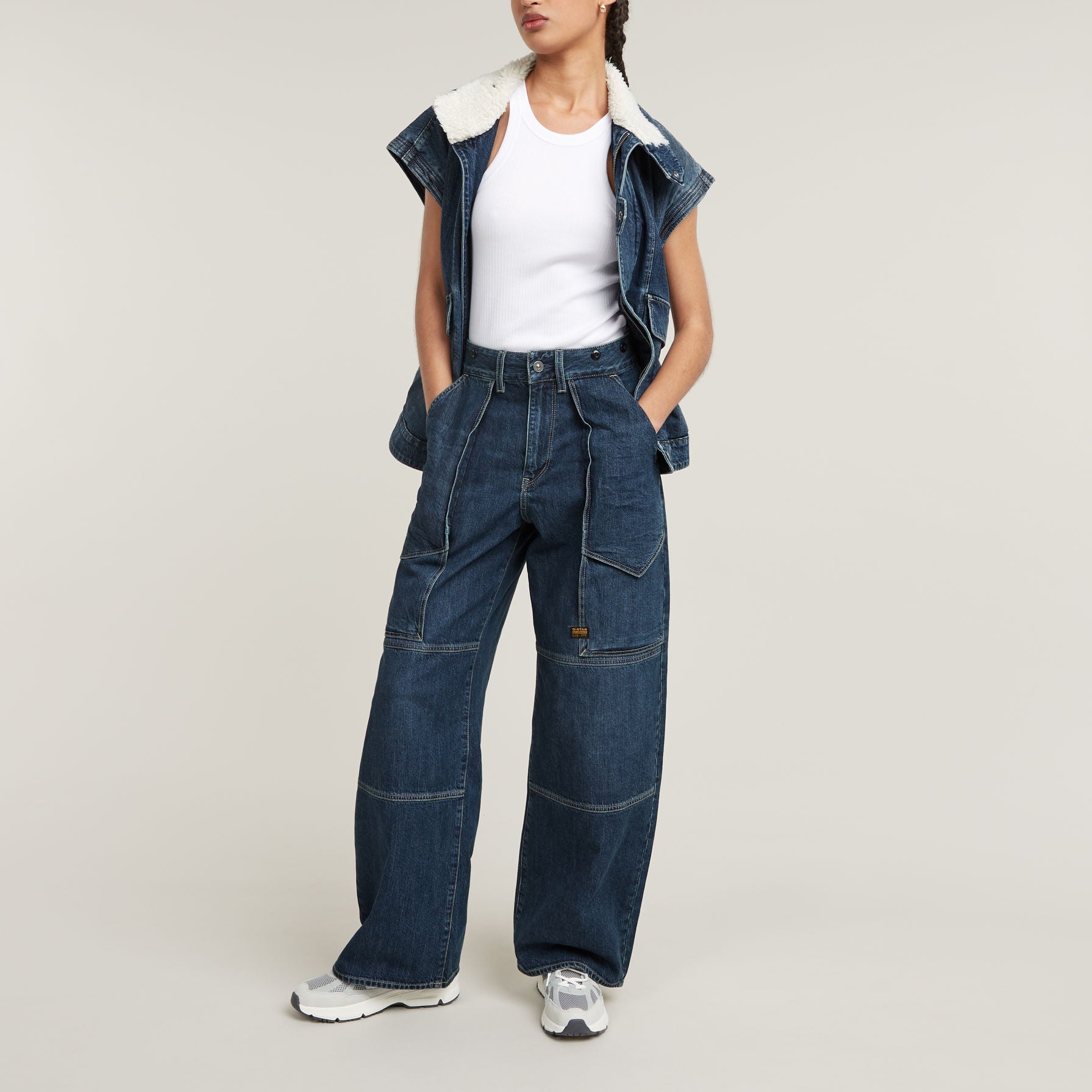 Jean Barrel Utility High Loose Dada sport preloved - seconde main