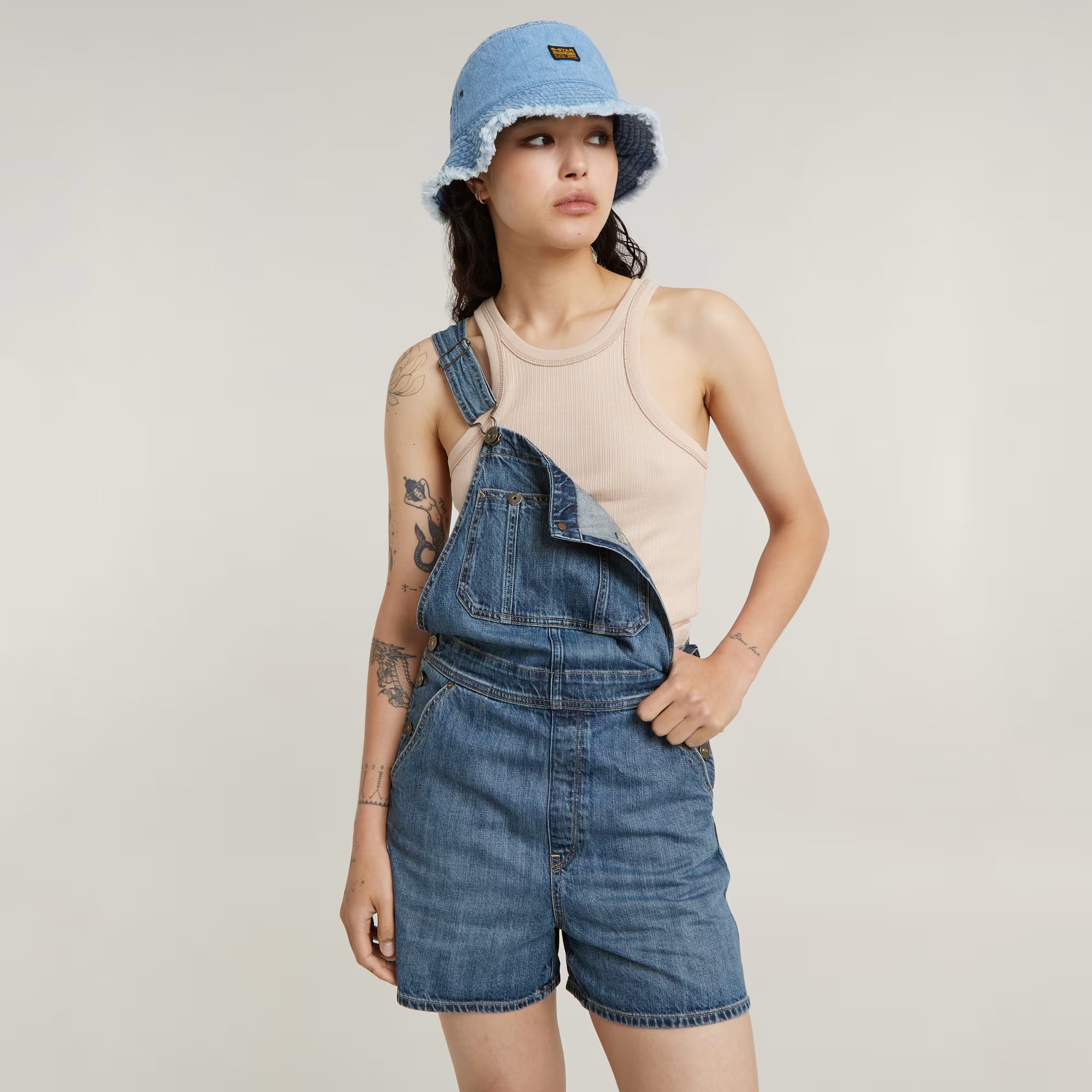 Short Dungaree Dada sport preloved - seconde main
