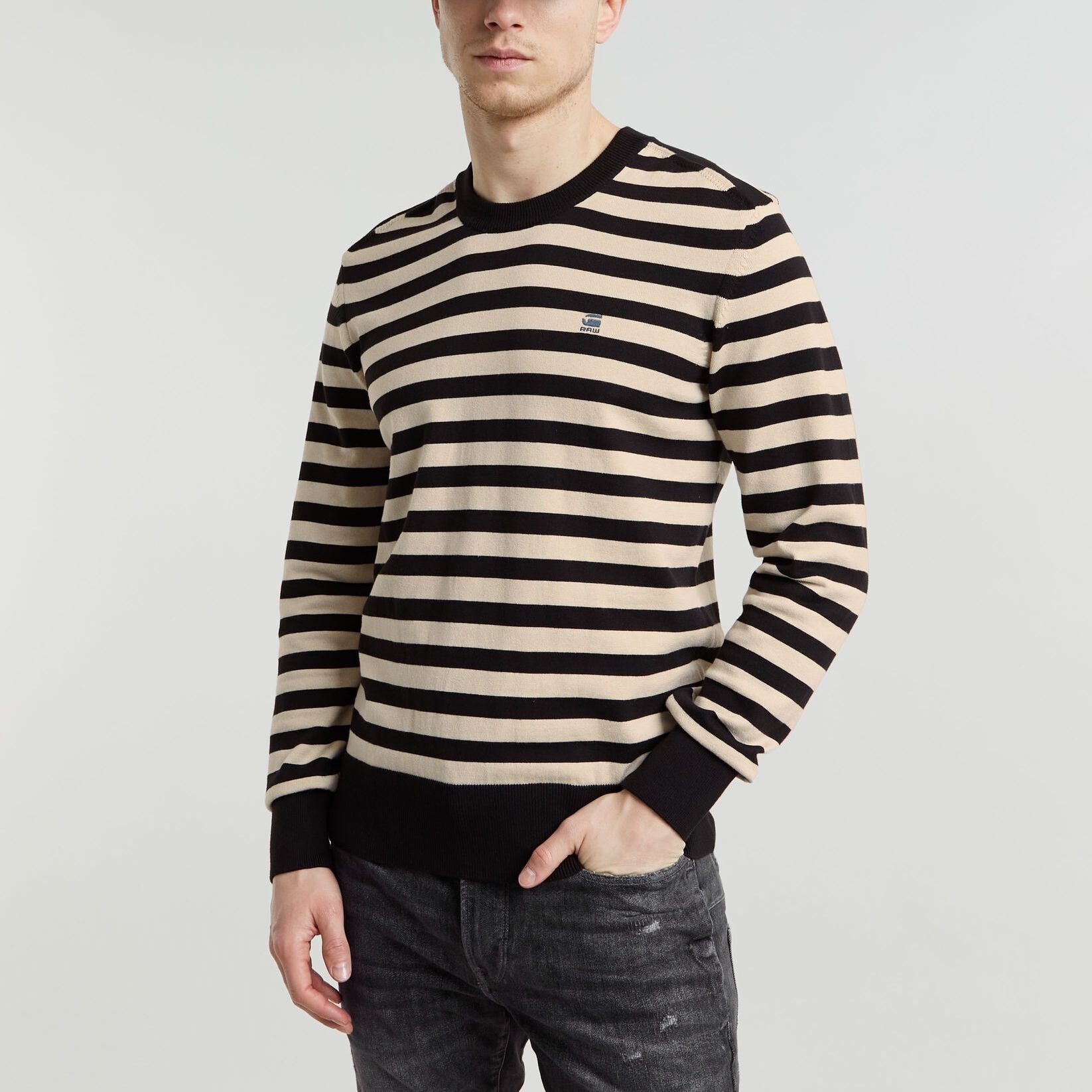 Stripe Knitted Sweater Dada sport preloved - seconde main