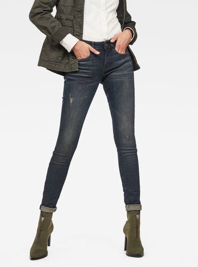 3301 Deconstructed Mid Waist Straight Jeans Dada sport preloved - seconde main