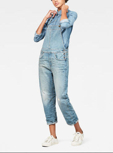 Midge Saddle Boyfriend Denim Overalls Dada sport preloved - seconde main