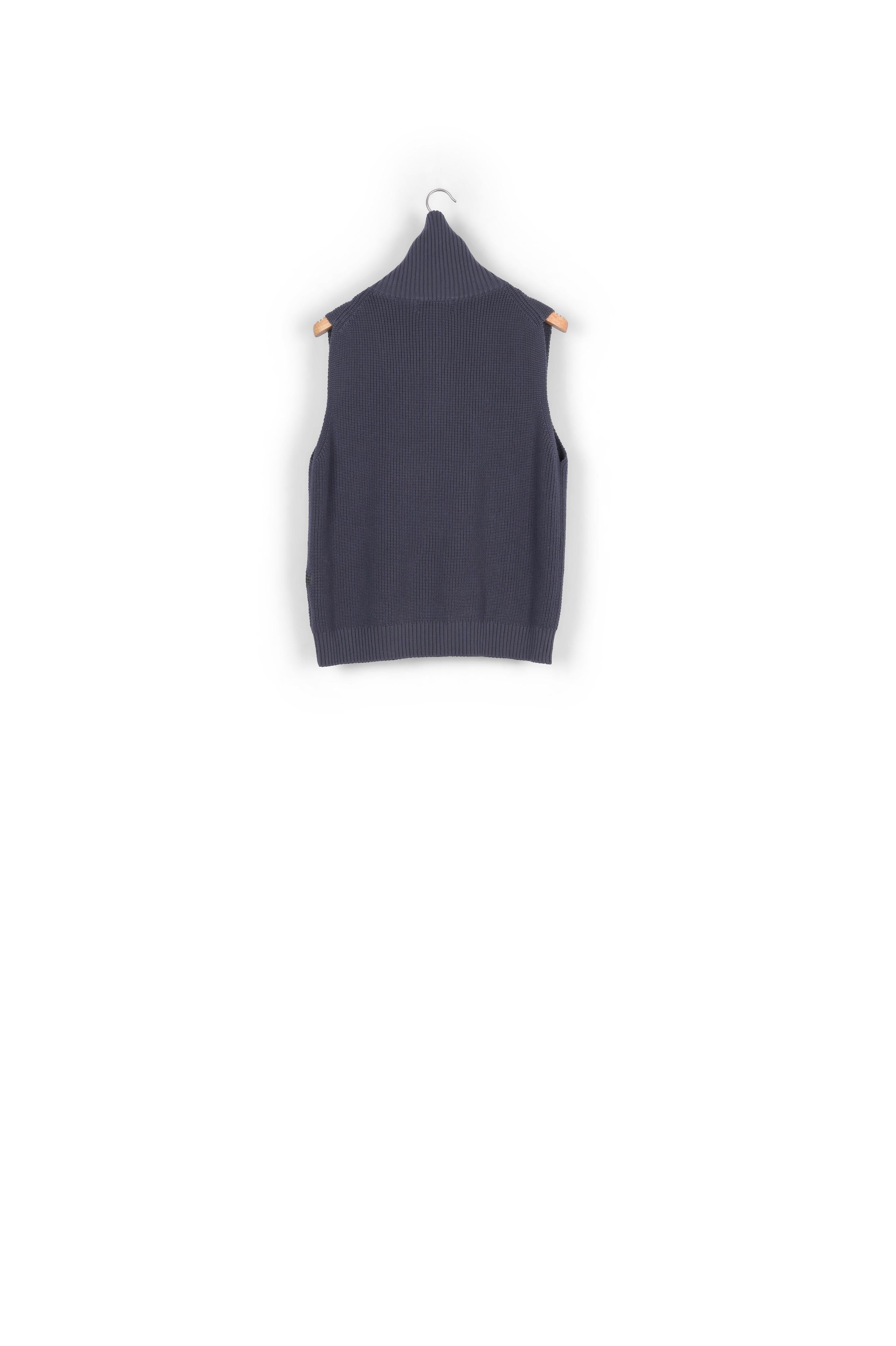 Zip Through Knitted Vest Dada sport preloved - seconde main