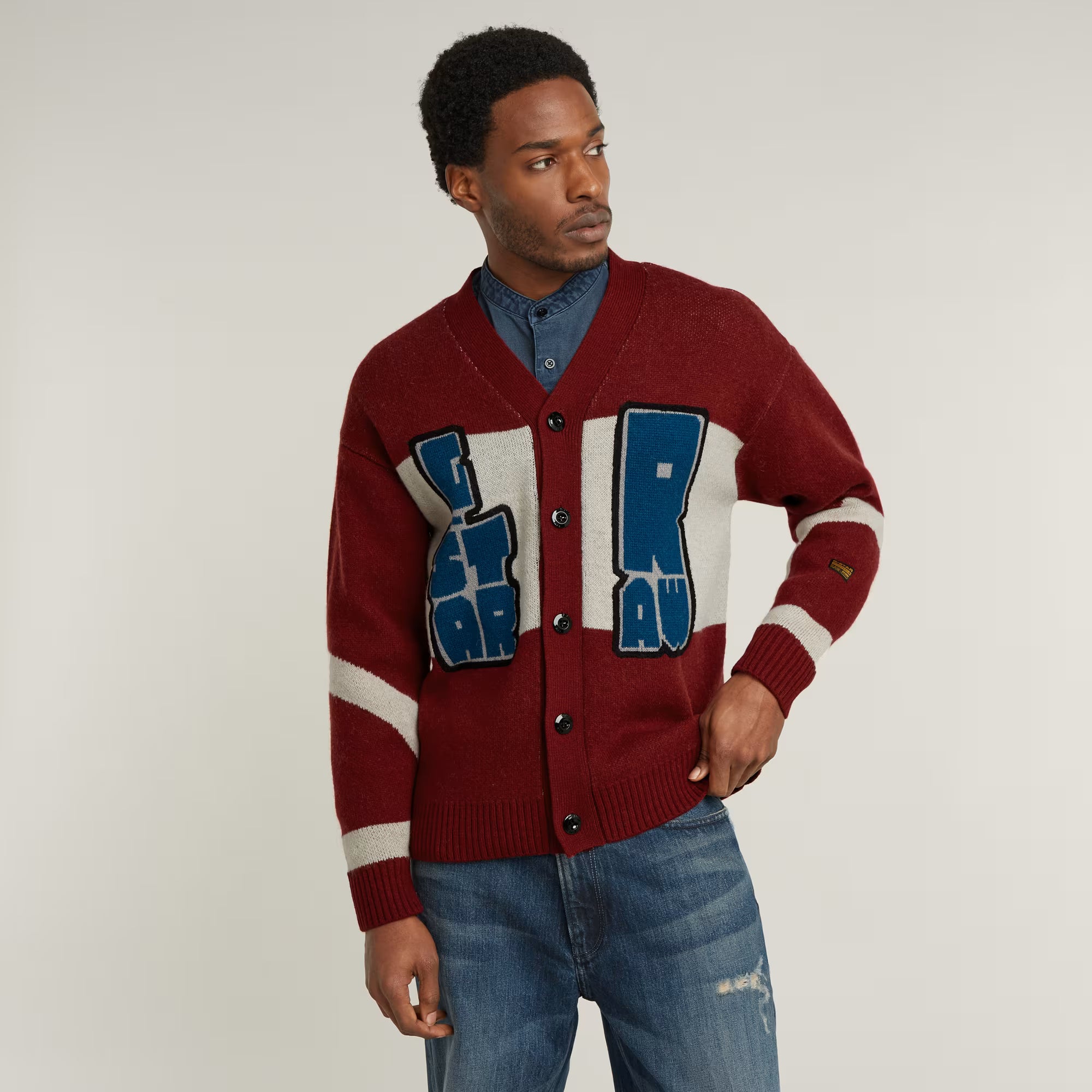 Holiday Loose Knitted Cardigan Dada sport preloved - seconde main