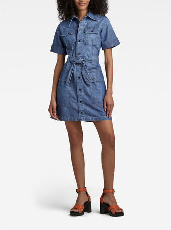 Premium Military Shirt Dress Dada sport preloved - seconde main