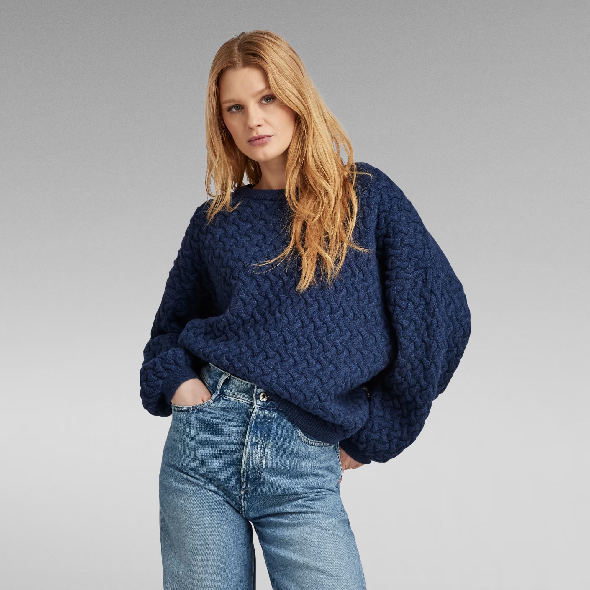 Chunky Loose Boat Knitted Sweater Dada sport preloved - seconde main