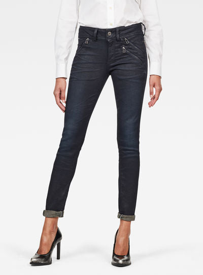 Lynn Biker Mid Skinny Jeans Dada sport preloved - seconde main