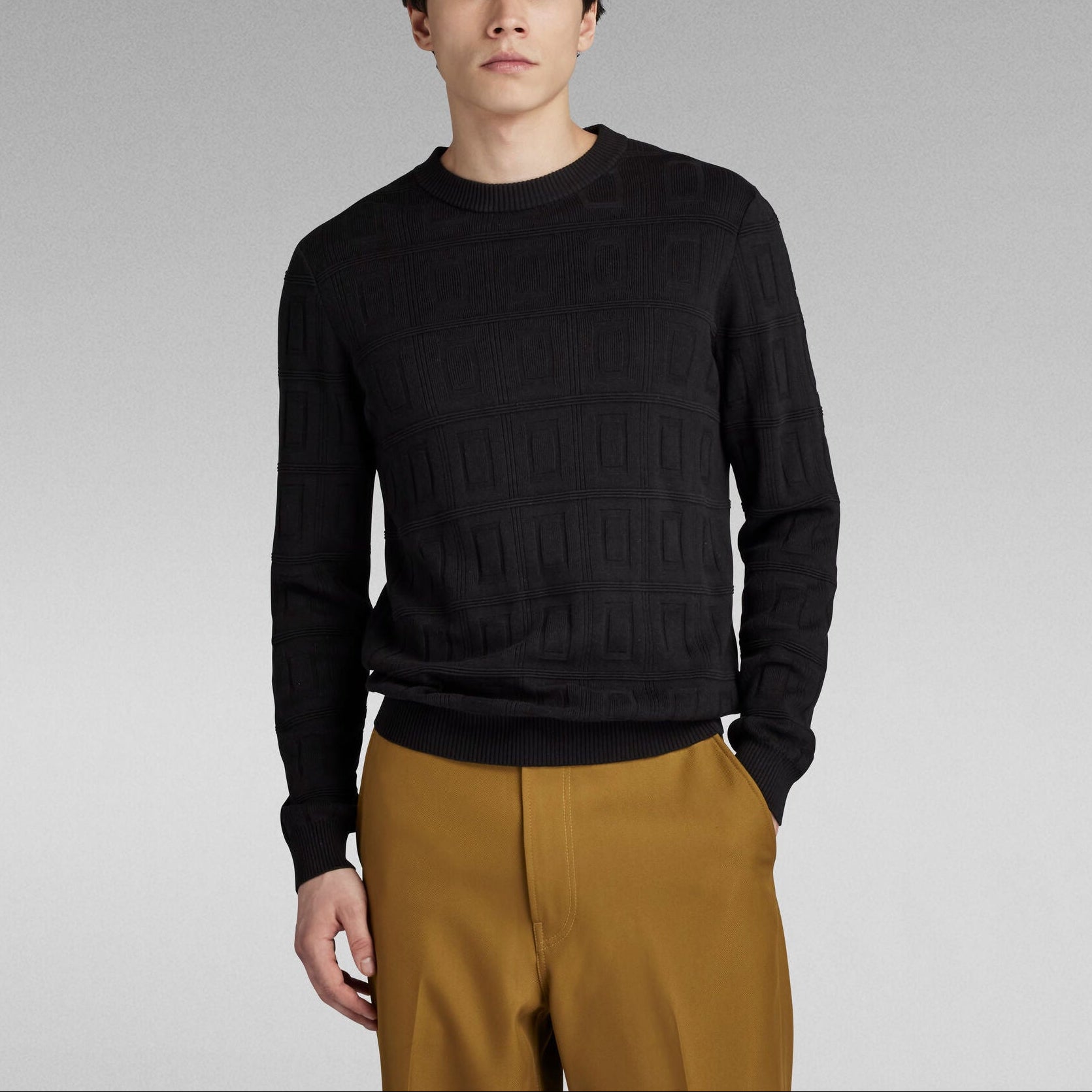 Table Structure Knitted Sweater Dada sport preloved - seconde main