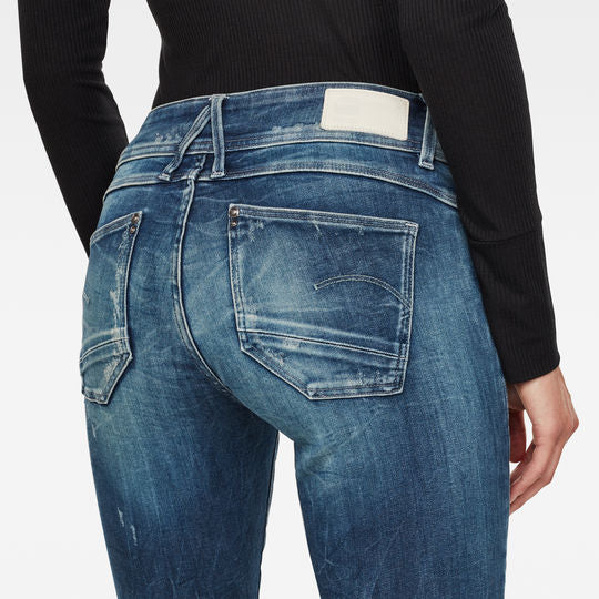 Lynn Mid Skinny Ripped Edge Ankle Jeans Dada sport preloved - seconde main