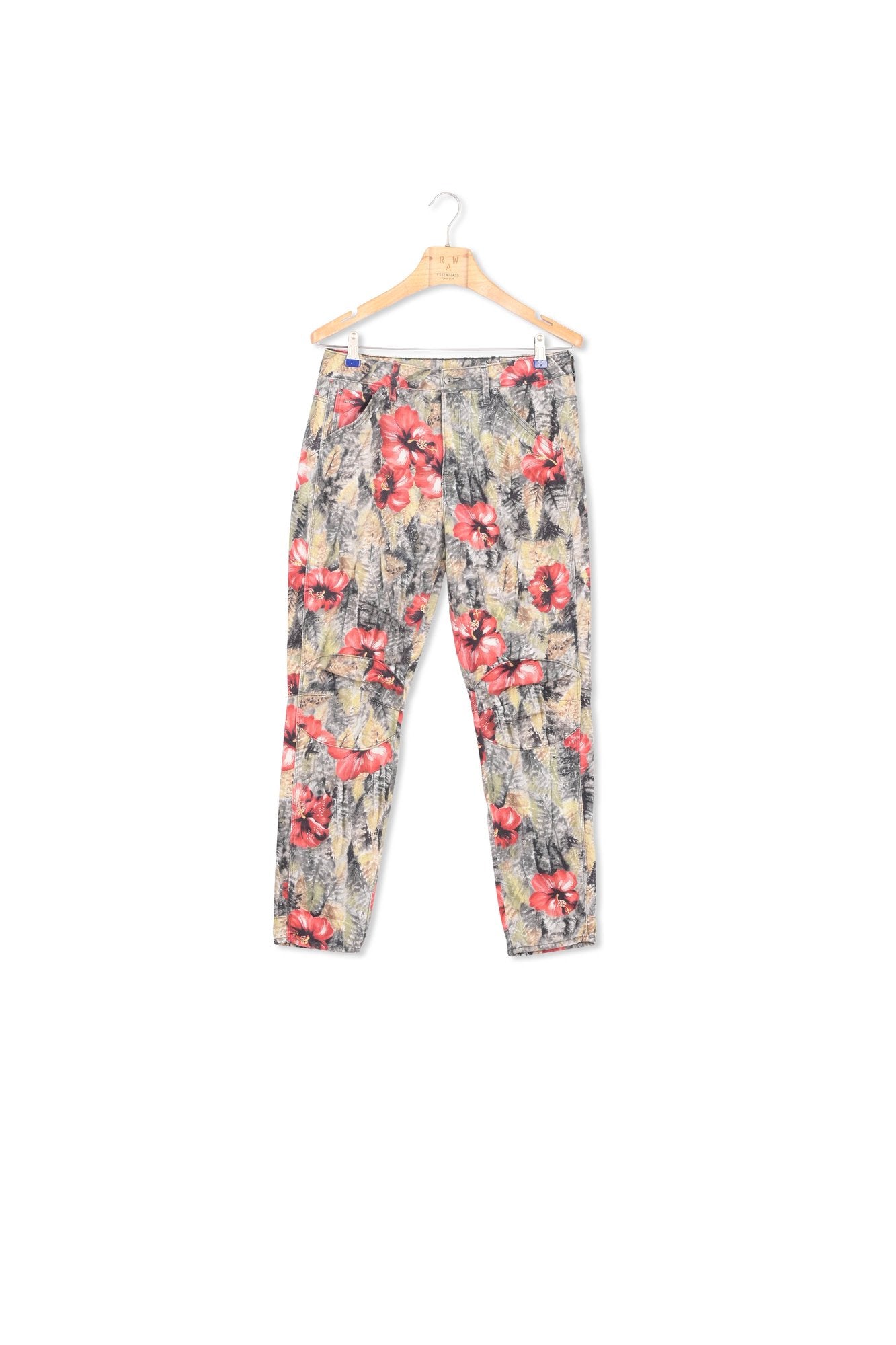 5622 3D Mid waist Boyfriend Color Jeans Dada sport preloved - seconde main