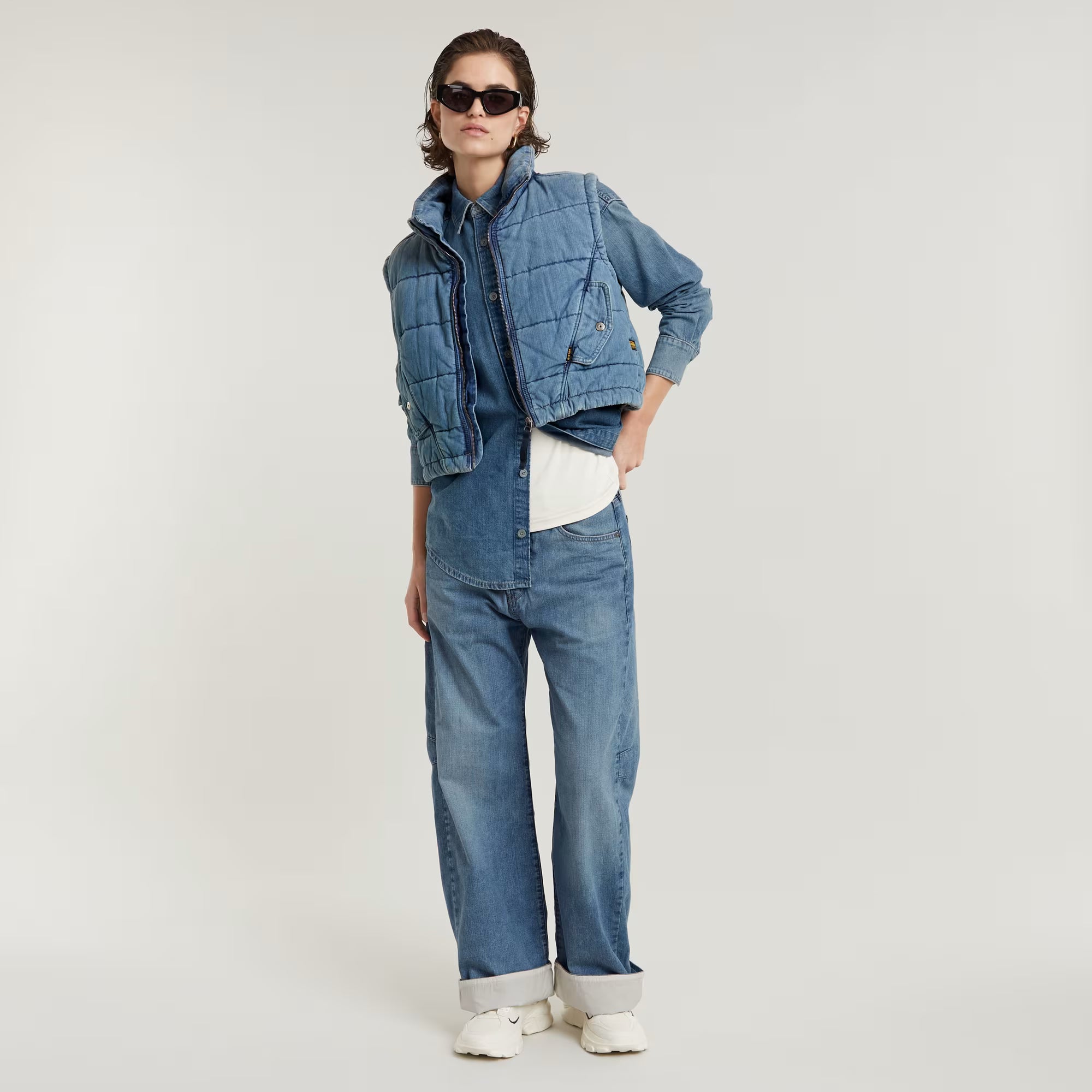 Bowey 3D Lined Loose Jeans Dada sport preloved - seconde main