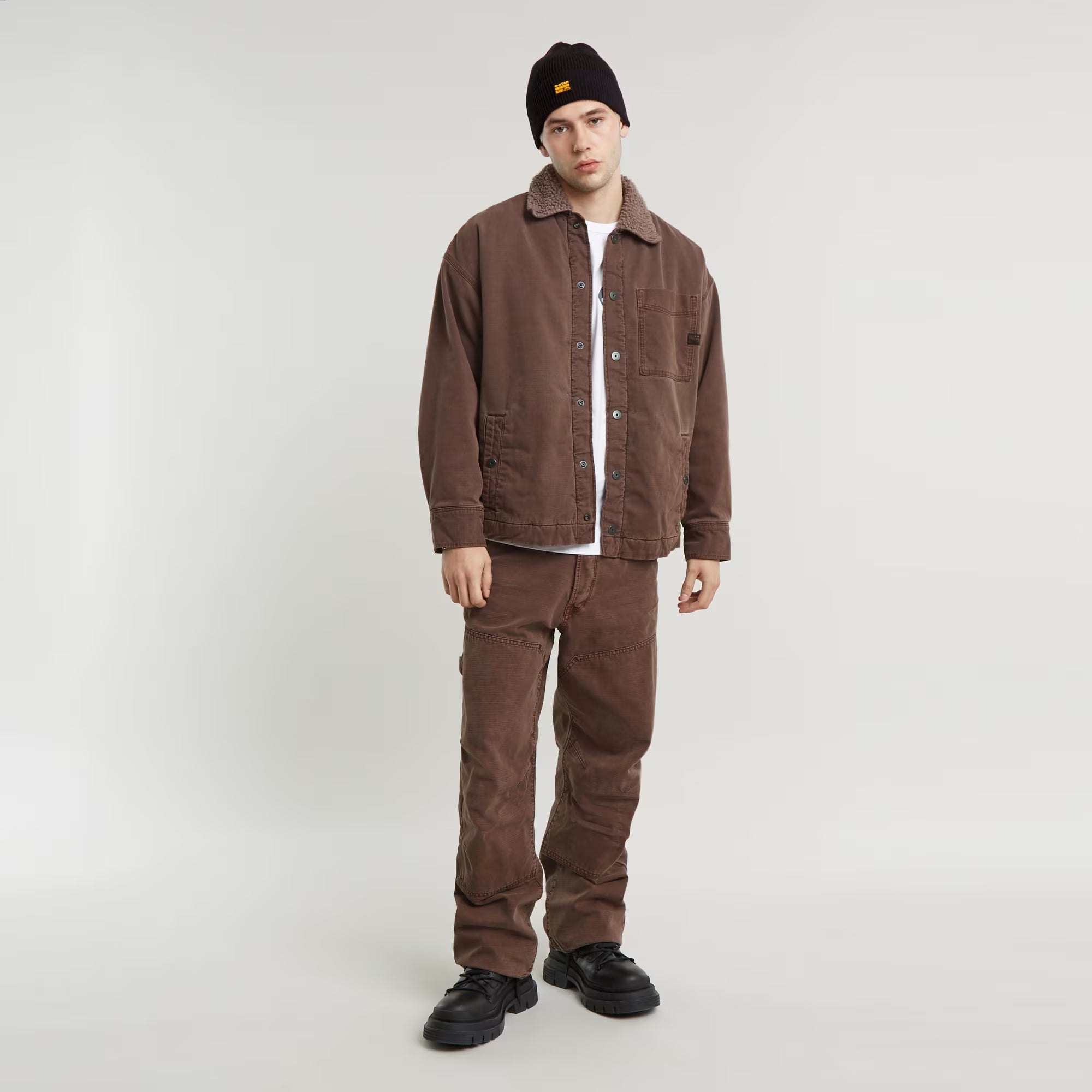 Boxy Fit Sherpa Jacket Dada sport preloved - seconde main
