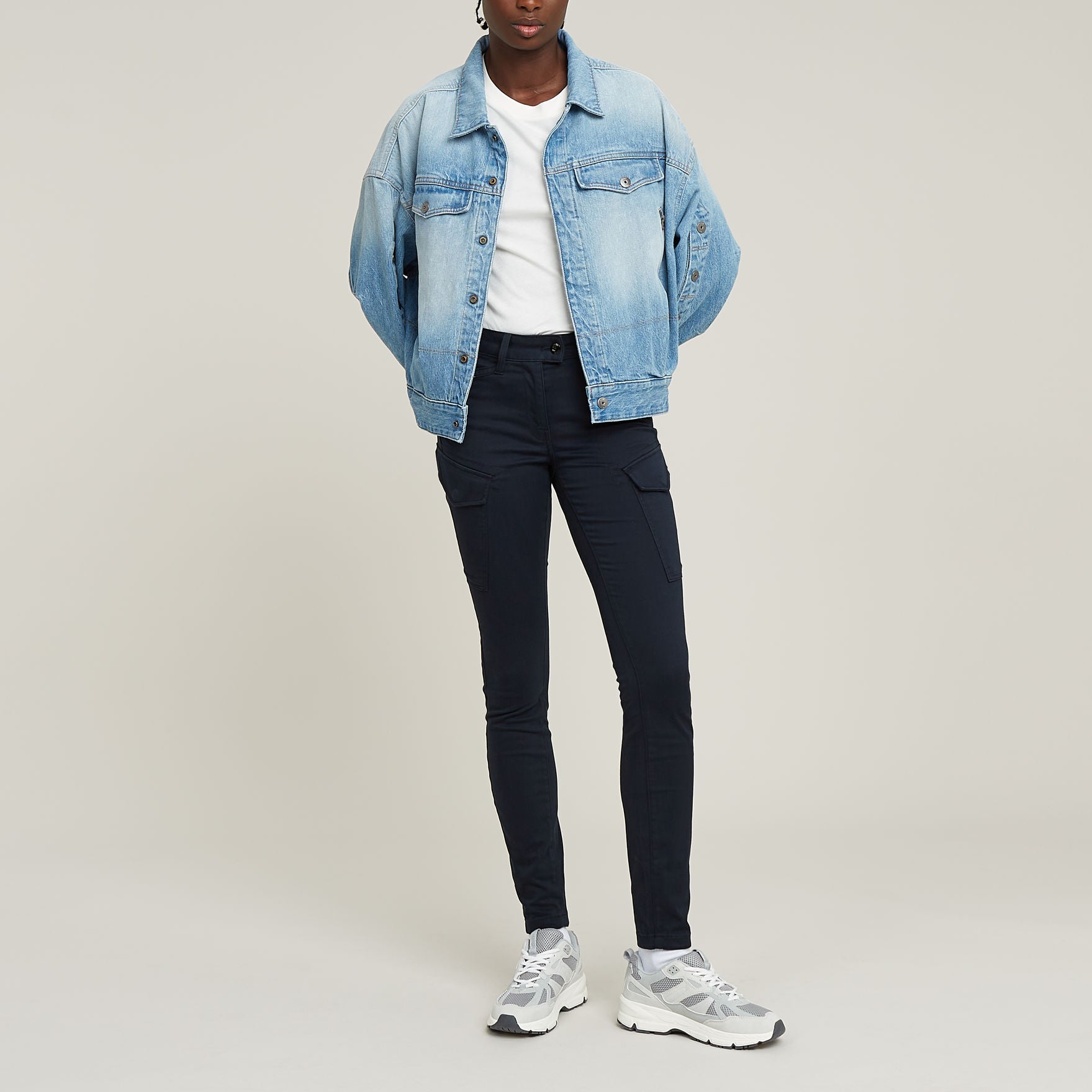 Blossite G-Shape Army High Skinny Pants Dada sport preloved - seconde main